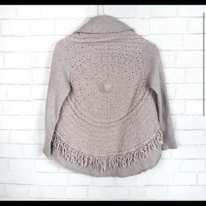 Women's Anthropologie Pink Gray Size S Cardigans
